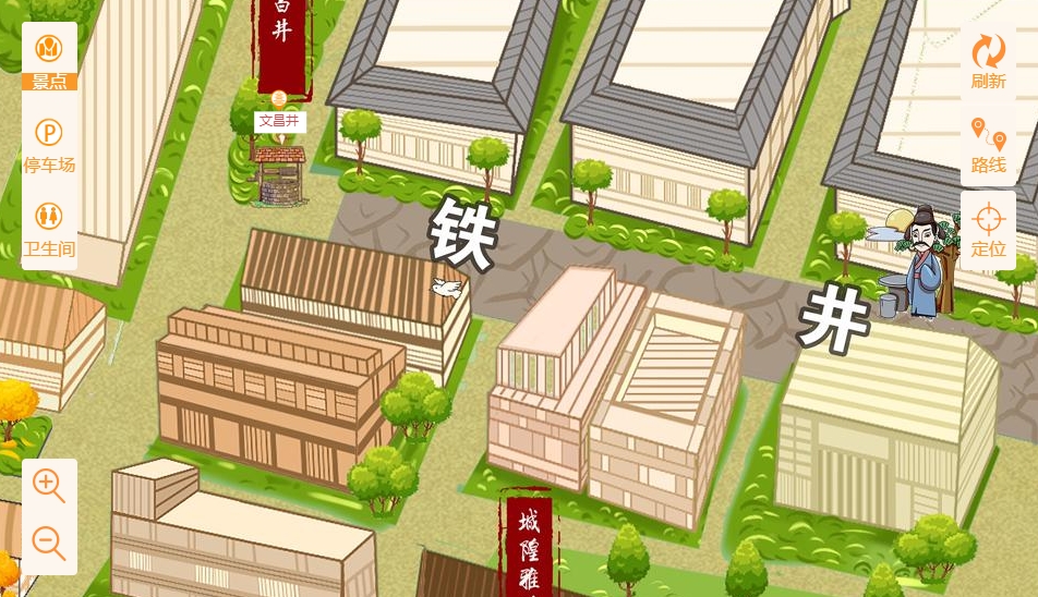 康马智慧景区：手绘地图与语音导览的完美融合